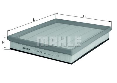 Фильтр воздушный MAHLE LX1474