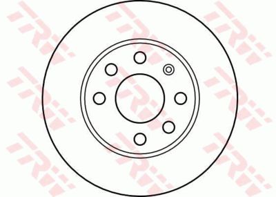 Диск тормозной TRW DF4225