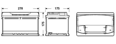 Аккумулятор EXIDE EA722