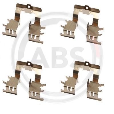 Комплект монтажный тормозных колодок MasterKit 77AA031