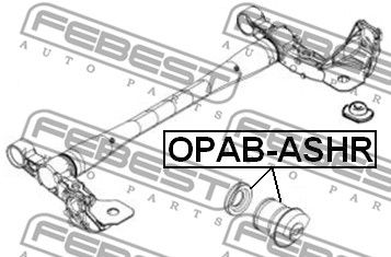 Сайлентблок задней балки FEBEST OPABASHR