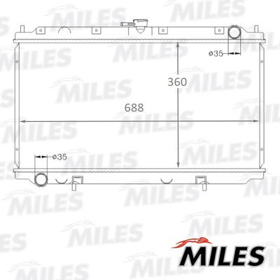 Радиатор Miles ACRB086