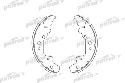 Колодки тормозные барабанные PATRON PSP568