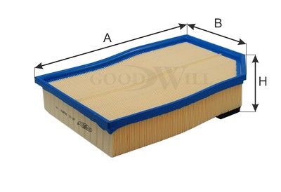 Фильтр воздушный BIG FILTER GB954