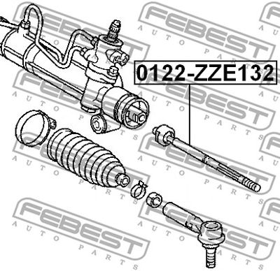 Тяга рулевая FEBEST 0122ZZE132