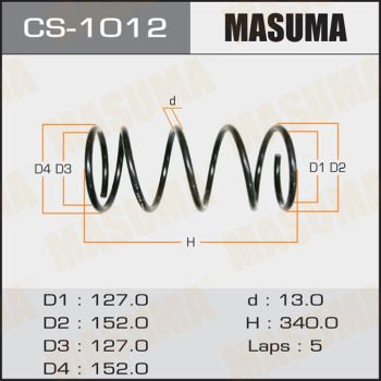 Пружина передняя Masuma CS1012