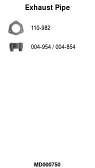 Труба приемная глушителя POLMOSTROW 01110