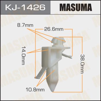 Клипса крепежная Masuma KJ1426