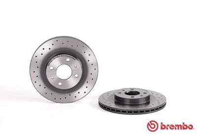 Диск тормозной передний перфорированный BREMBO 0989031X