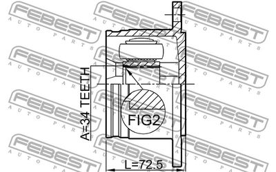 ШРУС FEBEST 1211TERRH