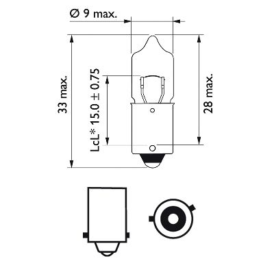 Лампа PHILIPS 12036CP