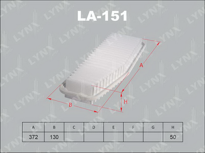Фильтр воздушный LYNXauto LA151