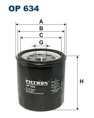 Фильтр масляный FILTRON OP634