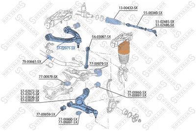 Рычаг подвески STELLOX 5702971SX