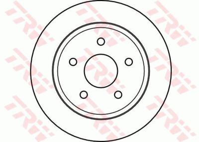 Диск тормозной TRW DF4178