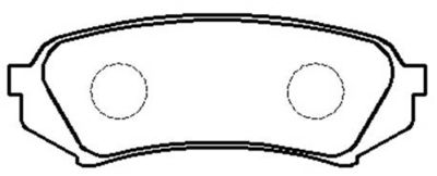 Колодки тормозные дисковые HSB HP5199