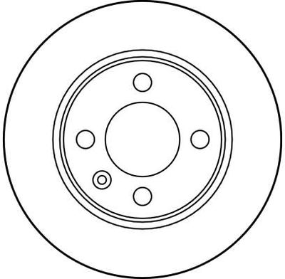Диск тормозной TRUSTING DF1662