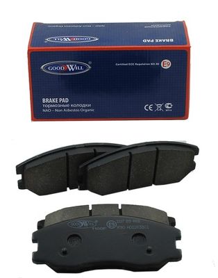 Колодки тормозные передние SANGSIN GP1204
