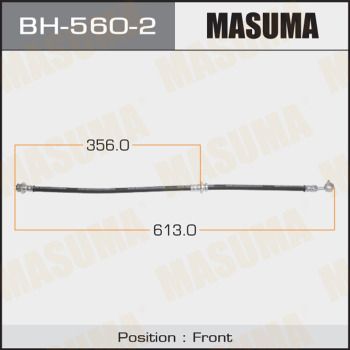 Шланг тормозной передний Masuma BH5602