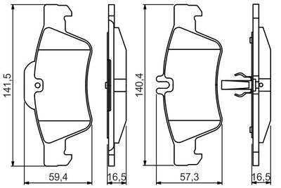 Колодки тормозные дисковые BOSCH 0986495248