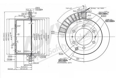 Диск тормозной задний SEGMATIC SBD30093139