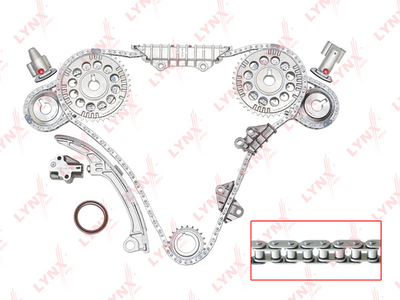 Комплект цепи ГРМ LYNXauto TK0032