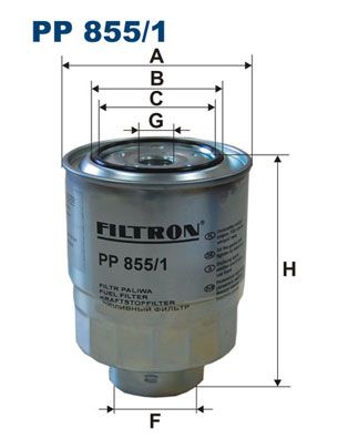 Фильтр топливный FILTRON PP8551