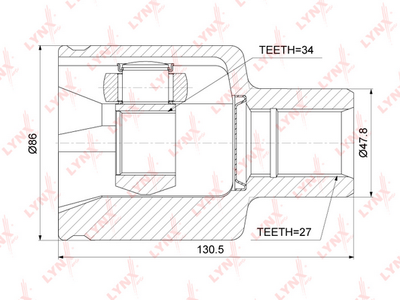 ШРУС внутренний LYNXauto CI3740
