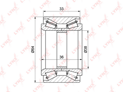 Подшипник ступицы GMB GH0028R0