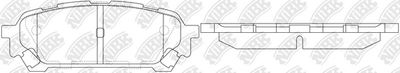 Колодки тормозные задние NIBK PN7801