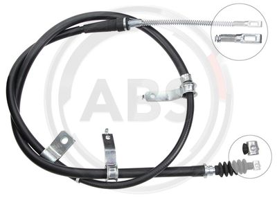 Трос ручного тормоза задний правый COFLE 92176031