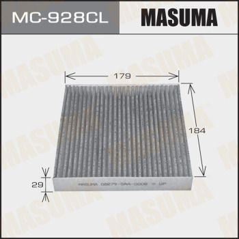 Фильтр салона угольный Masuma MC928CL