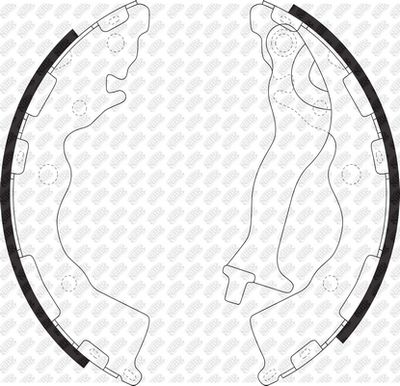Колодки тормозные барабанные MARSHALL M2520232