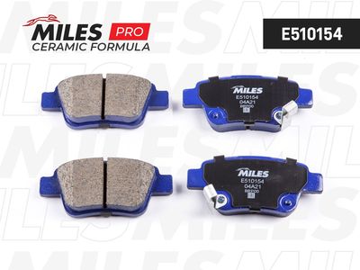 Колодки тормозные задние Miles E510154