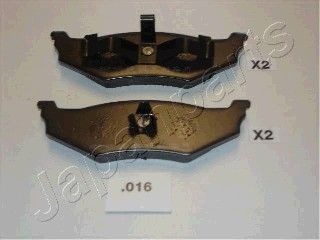 Колодки тормозные дисковые JAPANPARTS PP016AF