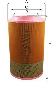 Фильтр воздушный внешний GOODWILL AG1074