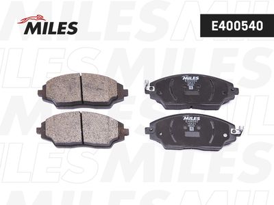 Колодки тормозные передние Miles E400540