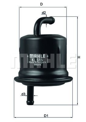 Фильтр топливный MAHLE KL515