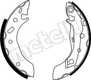 Колодки тормозные барабанные METELLI 530128