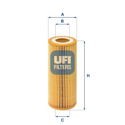 Фильтр масляный UFI 2504800