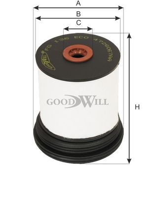 Фильтр топливный PMC PCC013