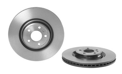 Диск тормозной передний вентилируемый BREMBO 09B97011
