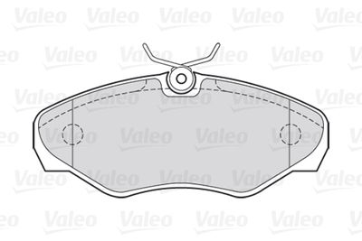 Колодки тормозные дисковые передние VALEO 301545
