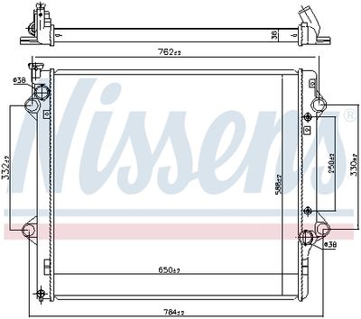 Радиатор NISSENS 64661