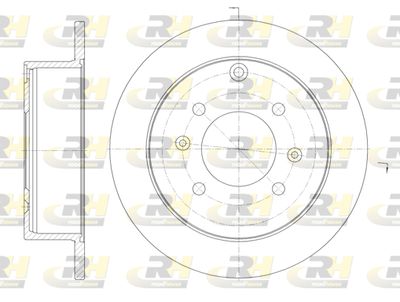 Диск тормозной ROADHOUSE 675700