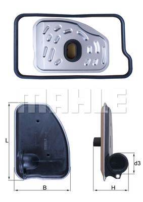 Фильтр АКПП MAHLE HX238D