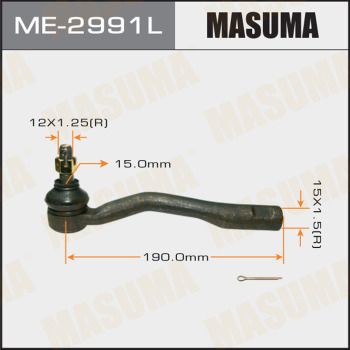 Наконечник рулевой тяги левый Masuma ME2991L
