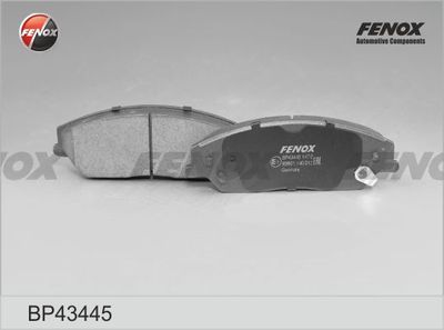 Колодки тормозные передние FENOX BP43445