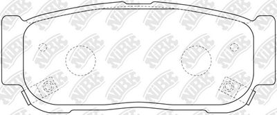 Колодки тормозные задние NIBK PN0797