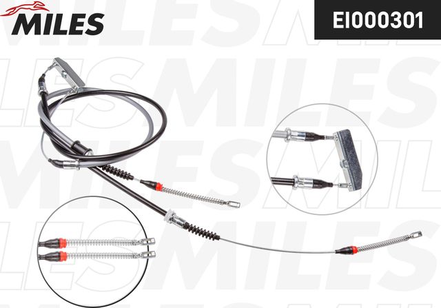 Трос стояночного тормоза Miles EI000301